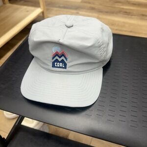 COAL HEADWEAR Snapback Hat Gray Spellout Adjustable